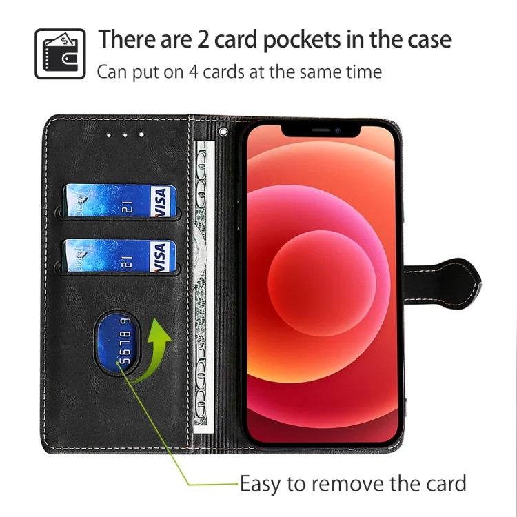 EDA004641611A_2.webp Skin Feel Magnetic Buckle Leather Phone Case, For Xiaomi Redmi Turbo 3 5G, For Xiaomi Civi 4 Pro, For Xiaomi Redmi A3 4G, For Xiaomi Redmi Note 13 4G, For Xiaomi Redmi Note 13R Pro 5G - Image 4
