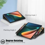 Solid Color 360 Degrees Rotation Tablet Leather Case with Holder, For Xiaomi Mi Pad 5 - Image 7