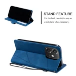 Skin Feel Splicing Leather Phone Case, For OPPO A3 4G / 5G, For OPPO A80 / A3 Pro, For OPPO Reno11 F, For OPPO Reno11 5G Global - Image 4