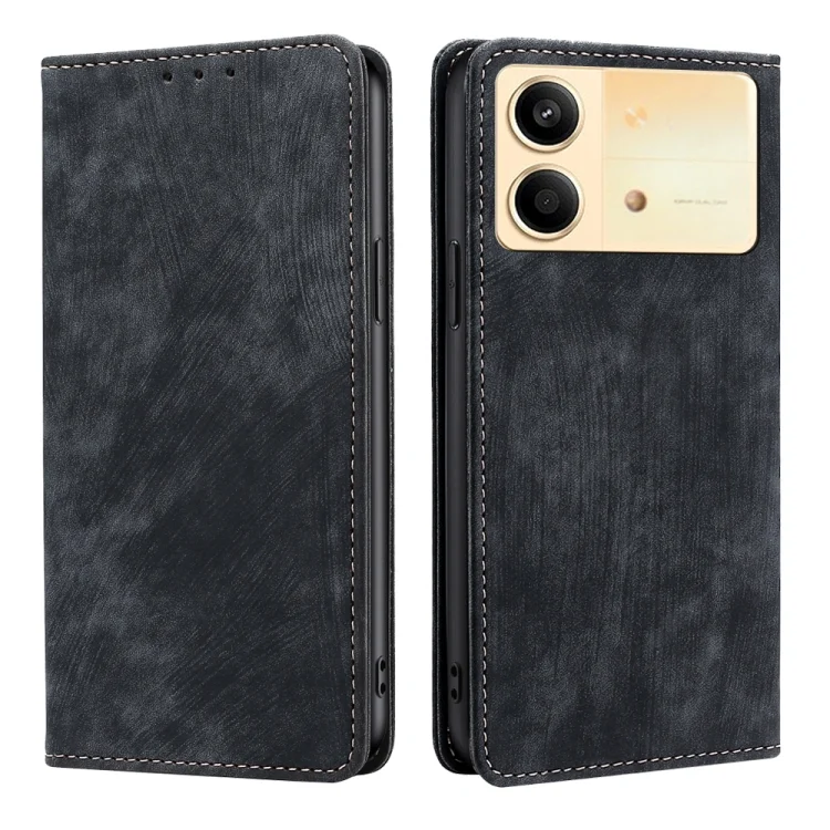 EDA004656610A.webp RFID Anti-theft Brush Magnetic Leather Phone Case, For Xiaomi Redmi Note 13R Pro 5G, For Xiaomi 14 Ultra 5G, For Xiaomi 14 Pro, For Xiaomi 14 - Image 1