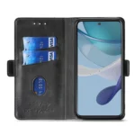 Contrast Color Side Buckle Leather Phone Case, For OPPO A1 5G - Image 3