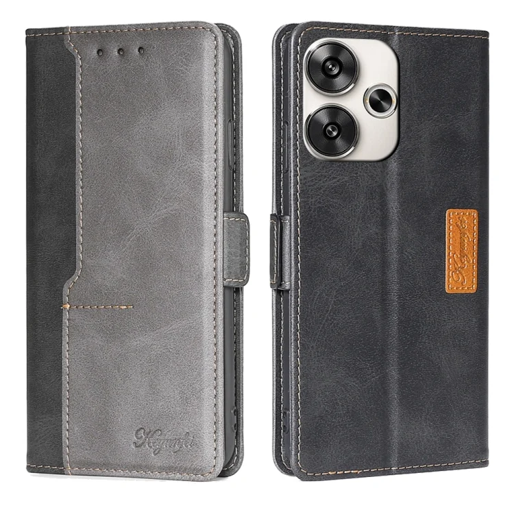 Contrast Color Side Buckle Leather Phone Case, For Xiaomi Redmi Turbo 3 5G, For Xiaomi Civi 4 Pro, For Xiaomi Redmi A3 4G
