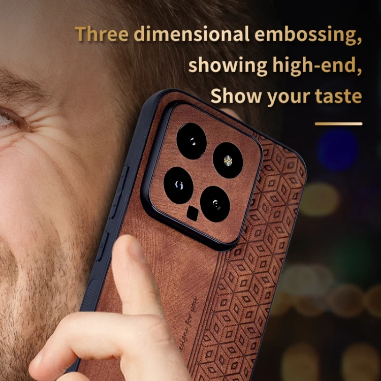 EDA004668407A_4.webp AZNS 3D Embossed Skin Feel Phone Case, For Xiaomi 14, For Xiaomi Redmi Note 13 Pro 5G, For Xiaomi 13T / 13T Pro / Redmi K60 Ultra, For Xiaomi Redmi 12 - Image 5