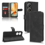 Skin Feel Magnetic Flip Leather Phone Case, For vivo Y100 5G