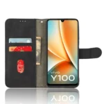 Skin Feel Magnetic Flip Leather Phone Case, For vivo Y100 5G - Image 5
