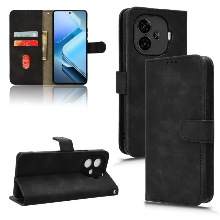 Skin Feel Magnetic Flip Leather Phone Case, For vivo iQOO Z9, For vivo iQOO Z9 5G Global, For vivo Y03 4G, For vivo S18e