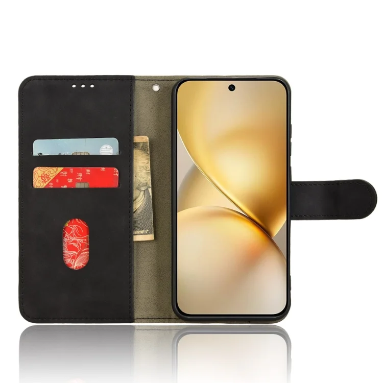 EDA004671620A_3.webp Skin Feel Magnetic Flip Leather Phone Case, For vivo X200 Pro mini 5G, For vivo X200 Pro 5G, For vivo V40e 5G India / iQOO Z9s 5G, For vivo Y300 Pro 5G - Image 5