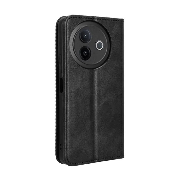 EDA004679437A_2.webp Magnetic Buckle Retro Texture Leather Phone Case, For vivo Y39 5G / Y300i, For vivo Y29 4G / T4x 5G, For vivo Y04 4G / Y29s 5G, For vivo V50 5G, For vivo Y19s 4G - Image 3