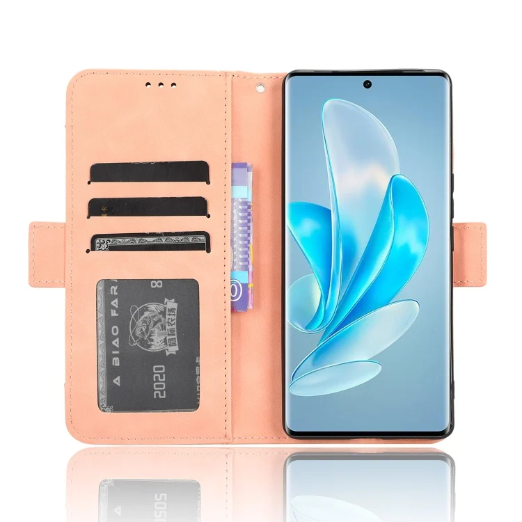EDA004684804A_4.webp Skin Feel Calf Texture Card Slots Leather Phone Case, For vivo S17e, For vivo Y78 Plus, For vivo Y16 / iQOO Z7i, For vivo Y100 5G - Image 5