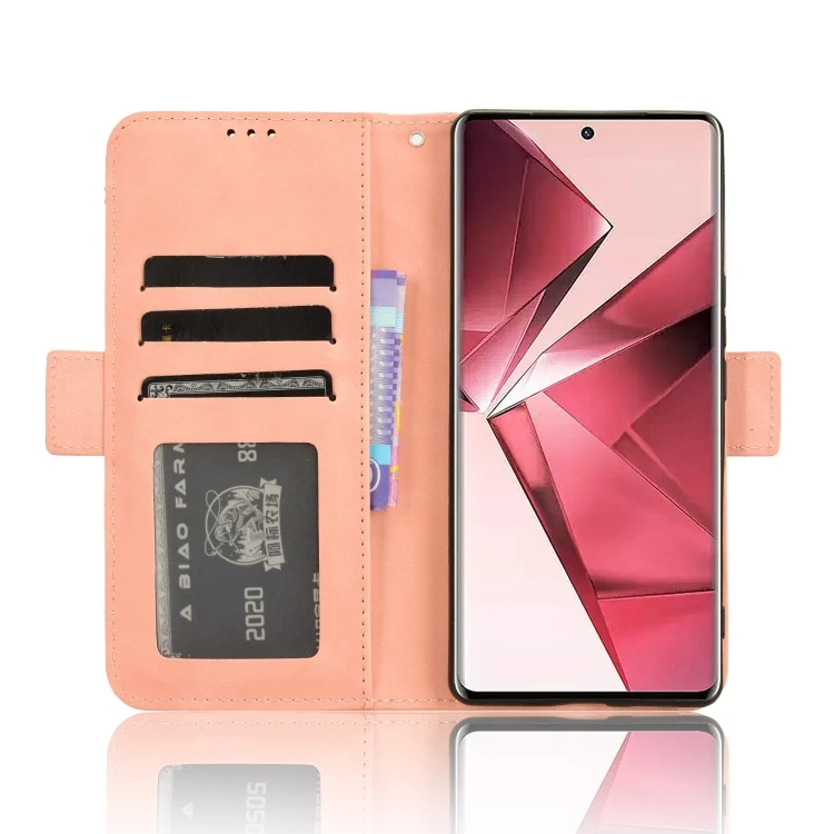 EDA004684809A_4.webp Skin Feel Calf Texture Card Slots Leather Phone Case, For vivo V29e 5G, For vivo Y27 / Y36 5G / 4G, For vivo Y35+ 5G, For vivo S17 5G / S17 Pro - Image 5