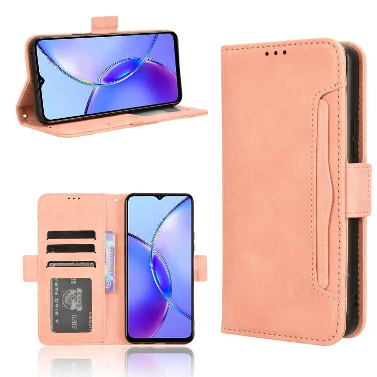 Skin Feel Calf Texture Card Slots Leather Phone Case, For vivo Y33T 2023, For vivo Y33T / Y33s / Y21 / Y21s