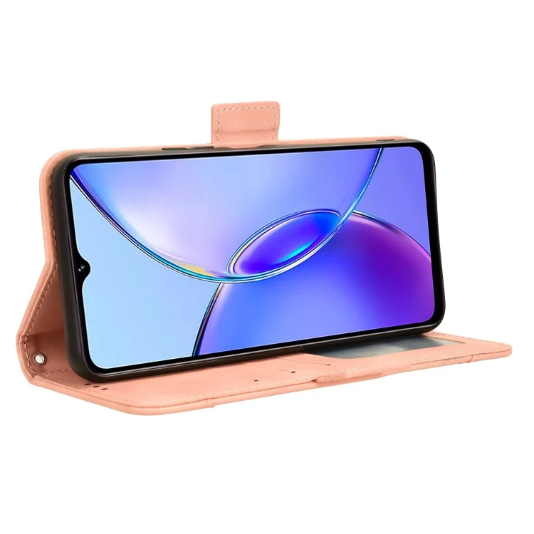 EDA004684812A_6.webp Skin Feel Calf Texture Card Slots Leather Phone Case, For vivo Y33T 2023, For vivo Y33T / Y33s / Y21 / Y21s - Image 7