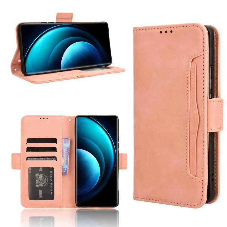 Skin Feel Calf Texture Card Slots Leather Phone Case, For vivo X100 Pro 5G, For vivo X100 5G, For vivo V29E / Y200 5G, For vivo Y17s 4G
