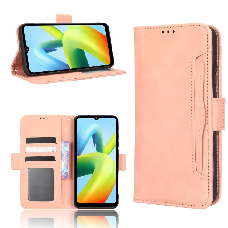 Skin Feel Calf Texture Card Slots Leather Phone Case, For Xiaomi Redmi A2+ / A1+, For Xiaomi Civi 3