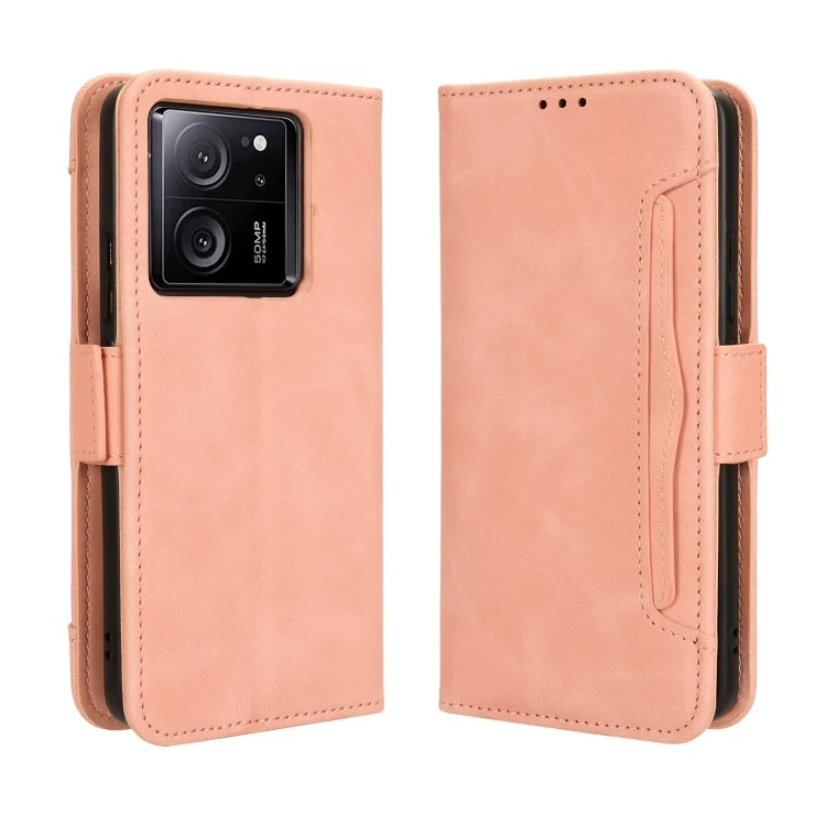 EDA004686708A_1.webp Skin Feel Calf Texture Card Slots Leather Phone Case, For Xiaomi Redmi K60 Ultra, For Xiaomi Redmi K70 / K70 Pro 5G, For Xiaomi 13T / 13T Pro, For Xiaomi Redmi 12 4G - Image 2