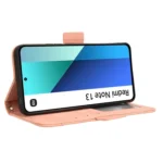 Skin Feel Calf Texture Card Slots Leather Phone Case, For Xiaomi Redmi Note 13 4G, For Xiaomi Redmi 13C 5G / 13R 5G, For Xiaomi Redmi K70E 5G / Poco X6 Pro, For Xiaomi Redmi Note 13R Pro 5G - Image 7