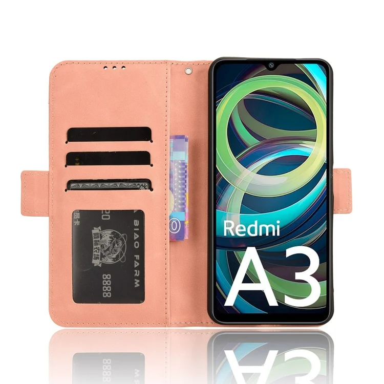 EDA004686721A_5.webp Skin Feel Calf Texture Card Slots Leather Phone Case, For Xiaomi Poco C61 / Redmi A3, For Xiaomi Redmi Note 13 Pro 4G Global, For Xiaomi Poco M6 Pro 4G, For Xiaomi Poco X6 Neo 5G - Image 6