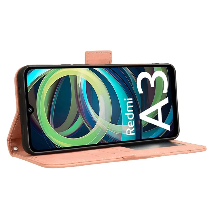 EDA004686721A_6.webp Skin Feel Calf Texture Card Slots Leather Phone Case, For Xiaomi Poco C61 / Redmi A3, For Xiaomi Redmi Note 13 Pro 4G Global, For Xiaomi Poco M6 Pro 4G, For Xiaomi Poco X6 Neo 5G - Image 7