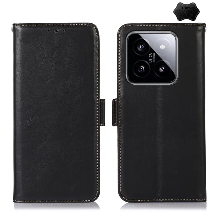 Crazy Horse Top Layer Cowhide Leather Phone Case, For Xiaomi Redmi 12, For Xiaomi Redmi K60 / K60 Pro 5G / Poco F5 Pro, For Xiaomi 14 Pro, For Xiaomi Redmi Note 12S 4G