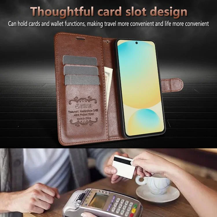 EDA004689227A_7.webp AZNS Sheepskin Texture Flip Leather Phone Case, For vivo S30 Pro Mini, For vivo S30, For vivo X200 Ultra, For vivo Y300i 5G / Y39 5G Global, For vivo S20, For vivo S20 Pro - Image 8