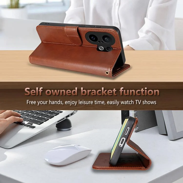 EDA004689227A_8.webp AZNS Sheepskin Texture Flip Leather Phone Case, For vivo S30 Pro Mini, For vivo S30, For vivo X200 Ultra, For vivo Y300i 5G / Y39 5G Global, For vivo S20, For vivo S20 Pro - Image 9