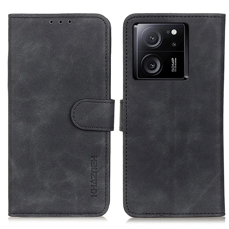 KHAZNEH Retro Texture Flip Leather Phone Case, For Xiaomi 13T 5G / Redmi K60 Ultra 5G, For Xiaomi Redmi 12 4G, For Xiaomi Poco F5 Pro/Redmi K60/K60 Pro, For Xiaomi Redmi Note 12S 4G