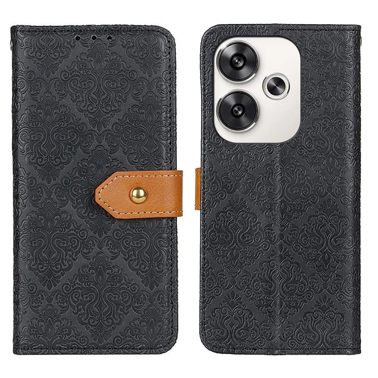 European Floral Embossed Leather Phone Case, For Xiaomi Poco F6 / Redmi Turbo 3, For Xiaomi Poco F6 Pro, For Xiaomi Redmi K70 5G / K70 Pro 5G, For Xiaomi Redmi Note 13 Pro 4G/Poco M6 Pro 4G...