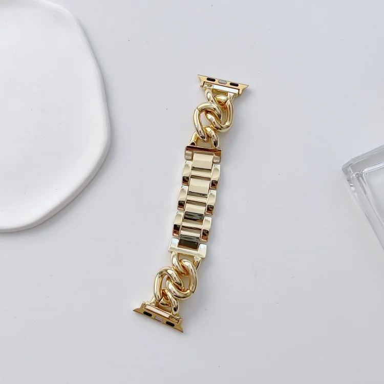 EDA004696409A_1.webp Big Denim Chain Metal Watch Band, For Apple Watch SE 44mm, For Apple Watch 6 40mm, For Apple Watch 6 44mm, For Apple Watch 5 44mm, For Apple Watch 5 40mm - Image 4