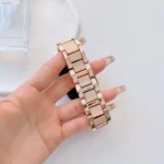 Plaid Metal Watch Band, For Apple Watch Series 10 46mm, For Apple Watch Series 10 42mm, For Apple Watch SE 2023 44mm, For Apple Watch SE 2023 40mm, For Apple Watch Ultra 2 49mm, For Apple Watch 9 4... - Image 5
