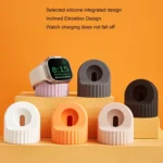 Wave Pattern Silicone Watch Charging Stand - Image 8