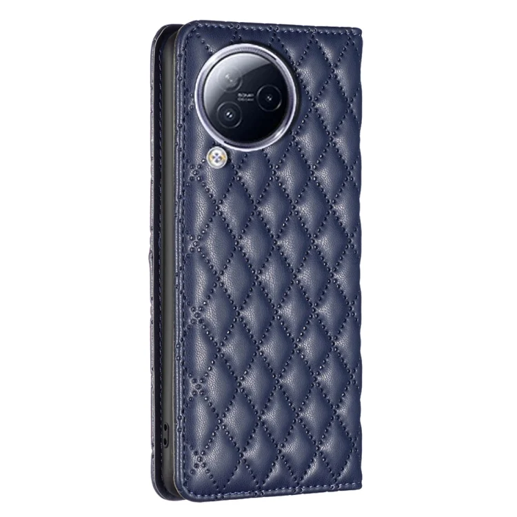 EDA004701803A_2.webp Diamond Lattice Magnetic Leather Flip Phone Case, For Xiaomi Civi 3 5G - Image 3