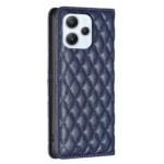 Diamond Lattice Magnetic Leather Flip Phone Case, For Xiaomi Redmi 12 4G, For Xiaomi Poco F5 5G / Redmi Note 12 Turbo, For Xiaomi Redmi Note 12S 4G / Note 11 - Image 3