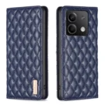 Diamond Lattice Magnetic Leather Flip Phone Case, For Xiaomi Redmi Note 13, For Xiaomi Redmi 13C, For Xiaomi Redmi Note 13 Pro+ 5G