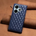 Diamond Lattice Magnetic Leather Flip Phone Case, For Xiaomi Poco M6 4G / Redmi 13 4G, For Xiaomi Redmi Note 13 Pro 4G Global, For Xiaomi Poco M6 Pro 4G - Image 3