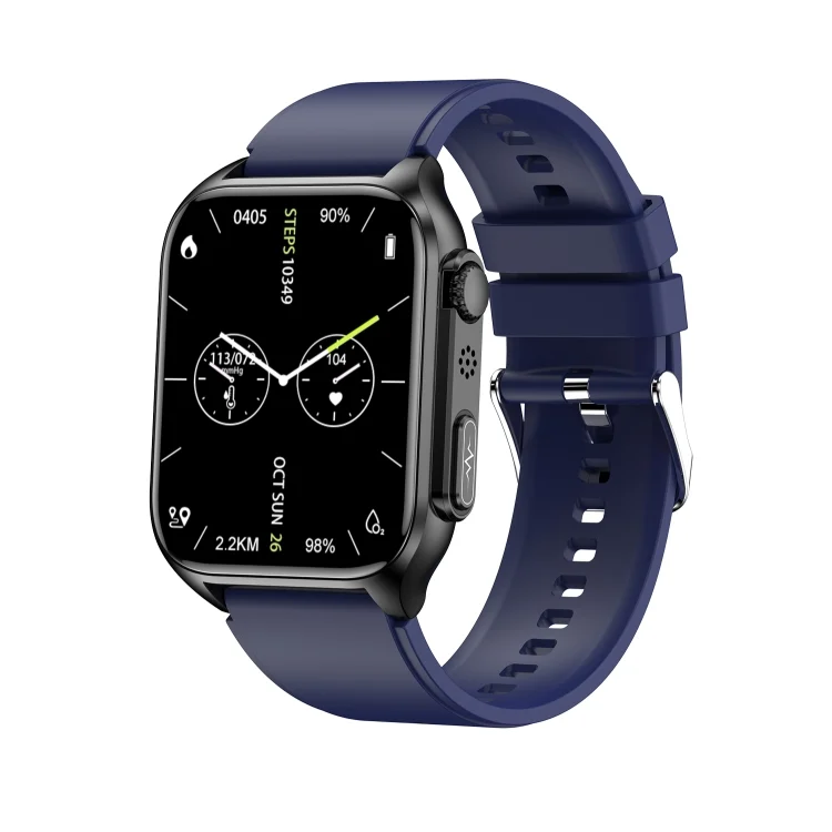 EDA004702001C.webp TK12 1.96 inch IP67 Waterproof Silicone Band Smart Watch Supports ECG / Remote Families Care / Bluetooth Call / Body Temperature Monitoring - Image 1
