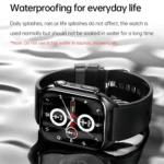 TK12 1.96 inch IP67 Waterproof Silicone Band Smart Watch Supports ECG / Remote Families Care / Bluetooth Call / Body Temperature Monitoring - Image 17