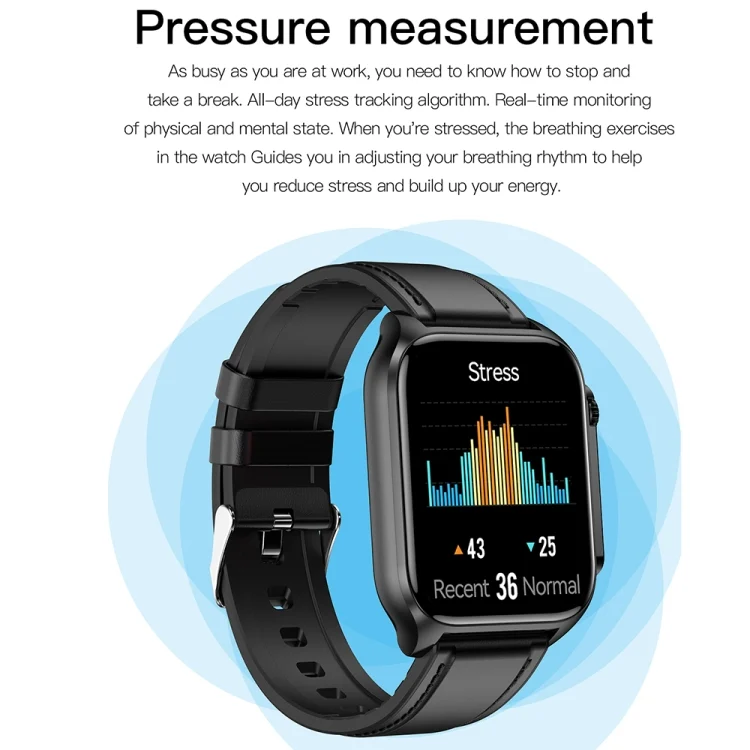EDA0047020_B8.webp TK12 1.96 inch IP67 Waterproof Silicone Band Smart Watch Supports ECG / Remote Families Care / Bluetooth Call / Body Temperature Monitoring - Image 9