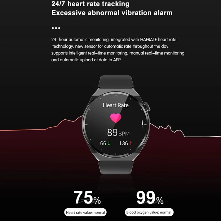 EDA0047027_B10.webp TK20 1.39 inch Silicone Band Smart Watch Supports ECG / Remote Families Care / Body Temperature Monitoring - Image 11