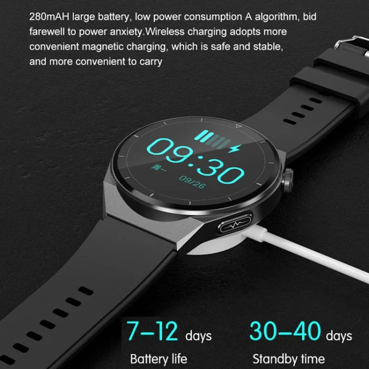 EDA0047027_B11.webp TK20 1.39 inch Silicone Band Smart Watch Supports ECG / Remote Families Care / Body Temperature Monitoring - Image 12