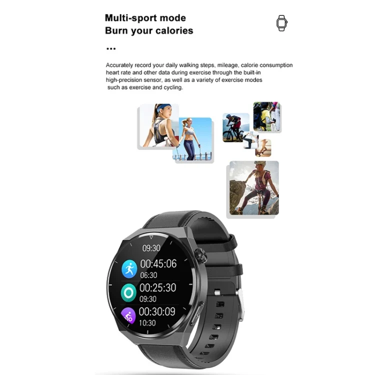 EDA0047027_B3.webp TK20 1.39 inch Silicone Band Smart Watch Supports ECG / Remote Families Care / Body Temperature Monitoring - Image 4