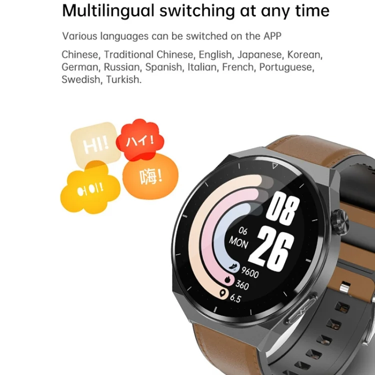 EDA0047027_B7.webp TK20 1.39 inch Silicone Band Smart Watch Supports ECG / Remote Families Care / Body Temperature Monitoring - Image 8