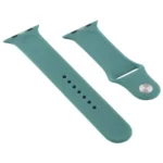 Silicone Watch Replacement Strap, Long Section (Men), For Apple Watch Series 8&7 41mm / SE 2&6&SE&5&4 40mm / 3&2&1 38mm - Image 2