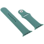 Silicone Watch Replacement Strap, Long Section (Men), For Apple Watch Series 8&7 41mm / SE 2&6&SE&5&4 40mm / 3&2&1 38mm - Image 3