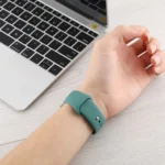 Silicone Watch Replacement Strap, Long Section (Men), For Apple Watch Series 8&7 41mm / SE 2&6&SE&5&4 40mm / 3&2&1 38mm - Image 5