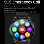 TK22 1.39 inch IP67 Waterproof Leather Band Smart Watch Supports ECG / Non-invasive Blood Sugar - Image 20