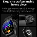 TK22 1.39 inch IP67 Waterproof Leather Band Smart Watch Supports ECG / Non-invasive Blood Sugar - Image 3