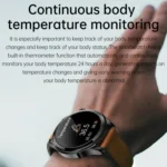 TK22 1.39 inch IP67 Waterproof Leather Band Smart Watch Supports ECG / Non-invasive Blood Sugar - Image 9