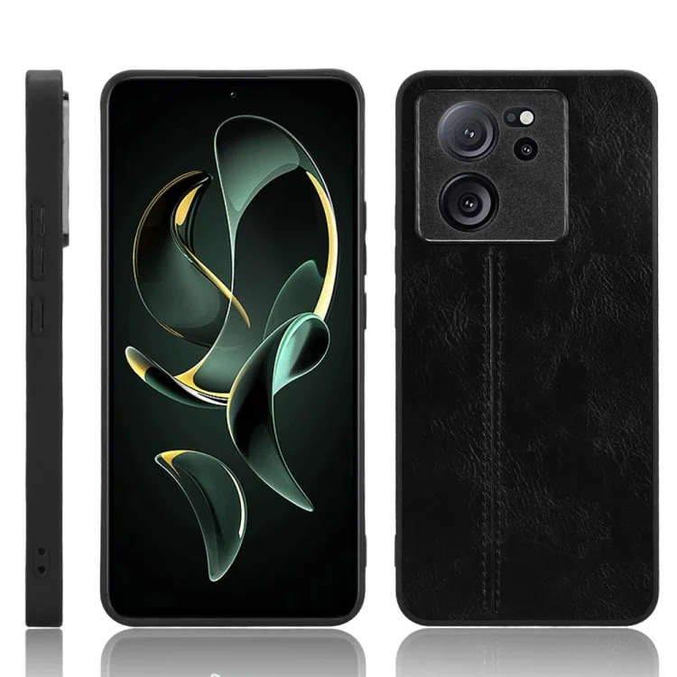 Sewing Cow Pattern Skin PC + PU + TPU Phone Case, For Xiaomi 13T / Redmi K60 Ultra, For Xiaomi Redmi K70 / K70 Pro, For Xiaomi Redmi 12 4G, For Xiaomi Redmi Note 12S 4G, For Xiaomi 13 Ultra