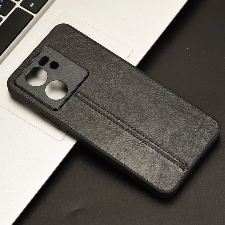 EDA004716505A_5.webp Sewing Cow Pattern Skin PC + PU + TPU Phone Case, For Xiaomi 13T / Redmi K60 Ultra, For Xiaomi Redmi K70 / K70 Pro, For Xiaomi Redmi 12 4G, For Xiaomi Redmi Note 12S 4G, For Xiaomi 13 Ultra - Image 6