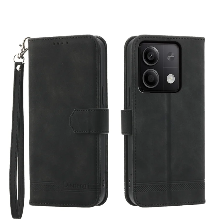 Dierfeng Dream Line TPU + PU Leather Phone Case, For Xiaomi Redmi Note 13 5G, For Xiaomi Redmi 13C, For Xiaomi Redmi Note 13 Pro+